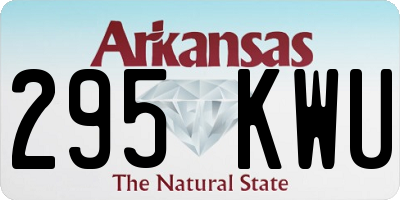 AR license plate 295KWU
