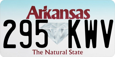 AR license plate 295KWV