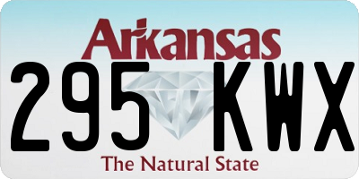 AR license plate 295KWX