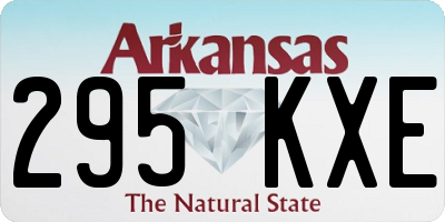 AR license plate 295KXE