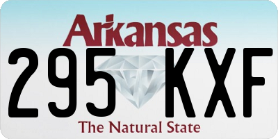 AR license plate 295KXF
