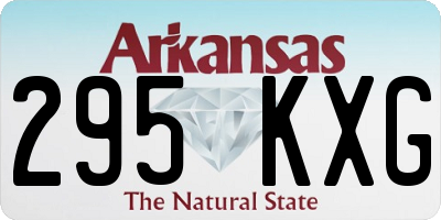 AR license plate 295KXG
