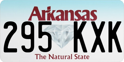 AR license plate 295KXK