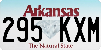 AR license plate 295KXM