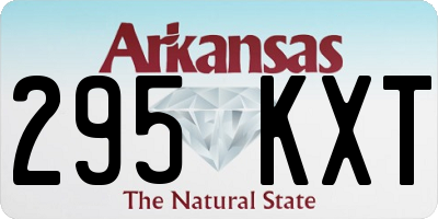 AR license plate 295KXT