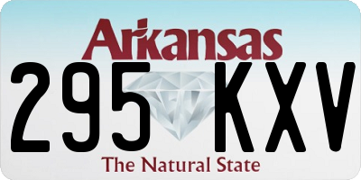 AR license plate 295KXV