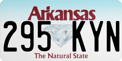 AR license plate 295KYN