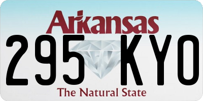 AR license plate 295KYO