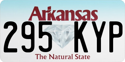 AR license plate 295KYP