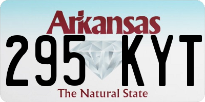 AR license plate 295KYT