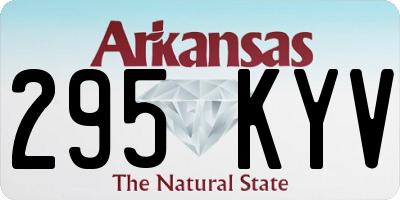 AR license plate 295KYV