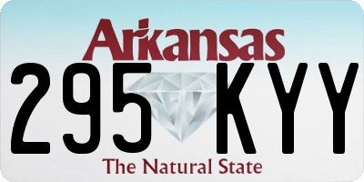AR license plate 295KYY