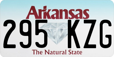 AR license plate 295KZG