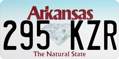 AR license plate 295KZR