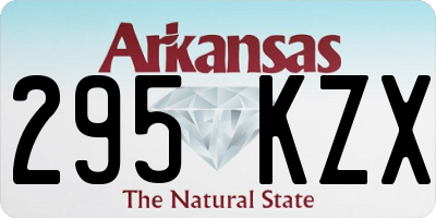 AR license plate 295KZX