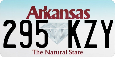 AR license plate 295KZY
