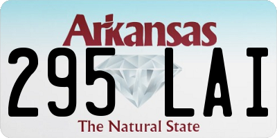 AR license plate 295LAI