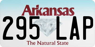 AR license plate 295LAP
