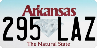 AR license plate 295LAZ