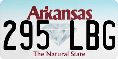 AR license plate 295LBG