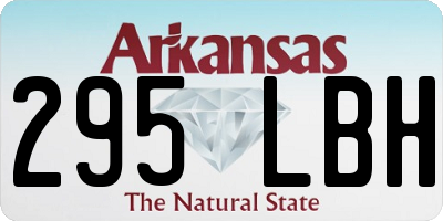 AR license plate 295LBH