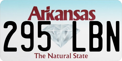 AR license plate 295LBN