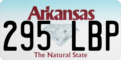 AR license plate 295LBP