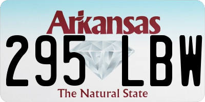 AR license plate 295LBW