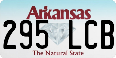 AR license plate 295LCB
