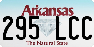 AR license plate 295LCC