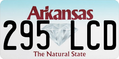 AR license plate 295LCD