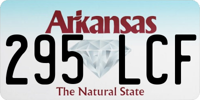 AR license plate 295LCF