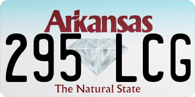 AR license plate 295LCG