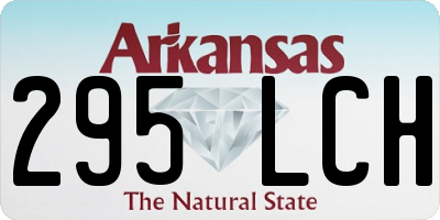 AR license plate 295LCH