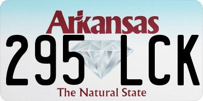 AR license plate 295LCK