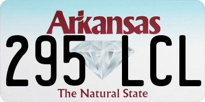AR license plate 295LCL