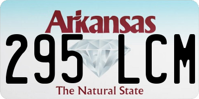 AR license plate 295LCM