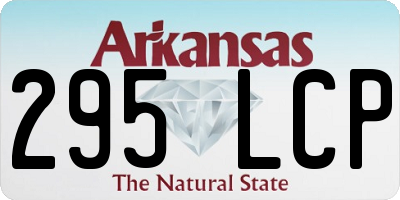 AR license plate 295LCP