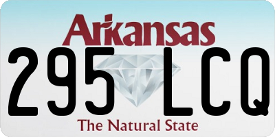 AR license plate 295LCQ