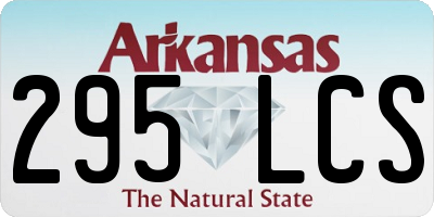 AR license plate 295LCS