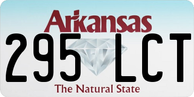 AR license plate 295LCT