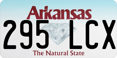 AR license plate 295LCX