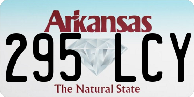 AR license plate 295LCY