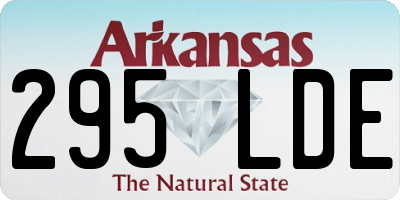 AR license plate 295LDE