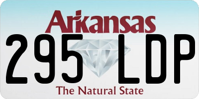 AR license plate 295LDP