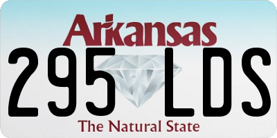 AR license plate 295LDS