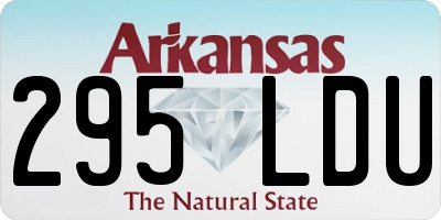AR license plate 295LDU