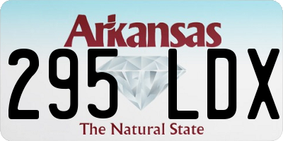 AR license plate 295LDX