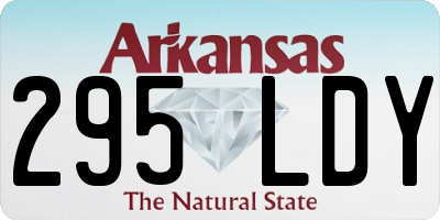 AR license plate 295LDY