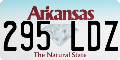 AR license plate 295LDZ